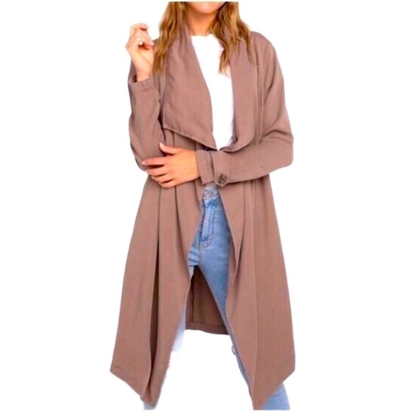 THREAD+SUPPLY “Emrata Duster”,  lightweight open jacket w/POCKETS. Medium. EUC - Picture 5 of 14